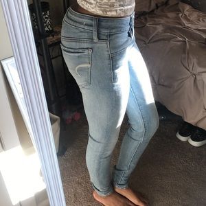 American Eagle Light Denim Jeggings